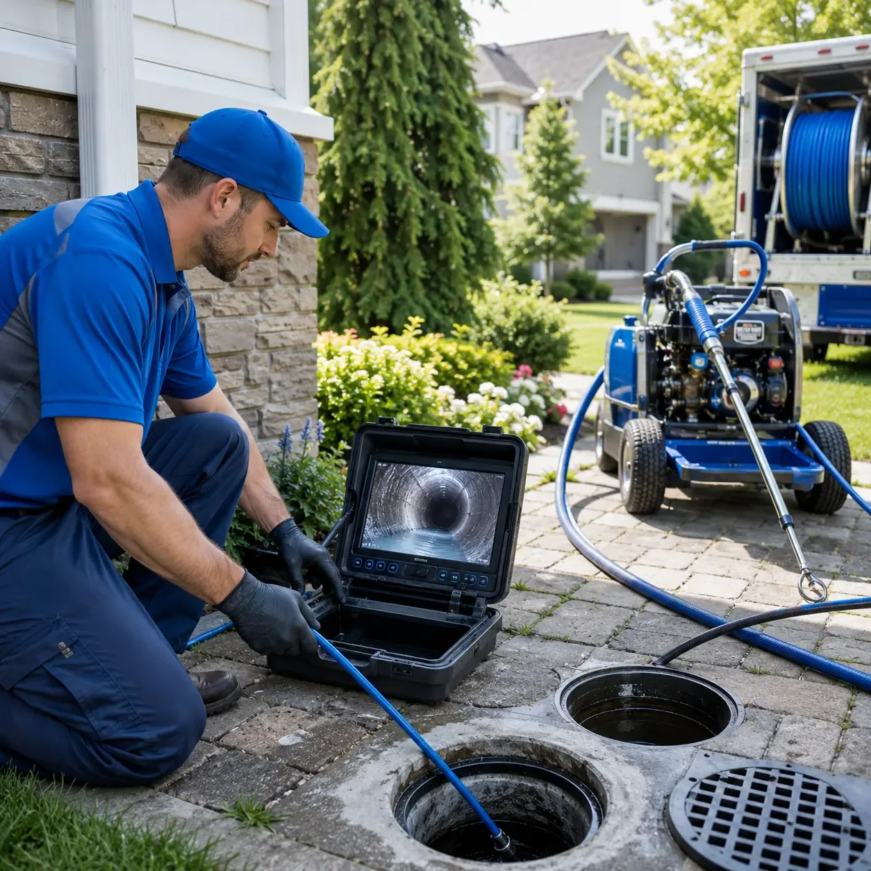 Outdoor drain cleaning professionals serving Chestnut, IL